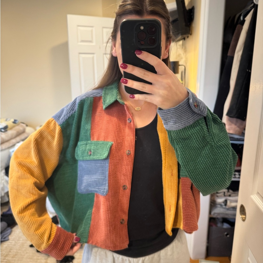 BDG Multicolor Corduroy Utility Jacket